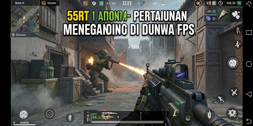 Screenshot gameplay 55RT yang menegangkan dan mendebarkan.