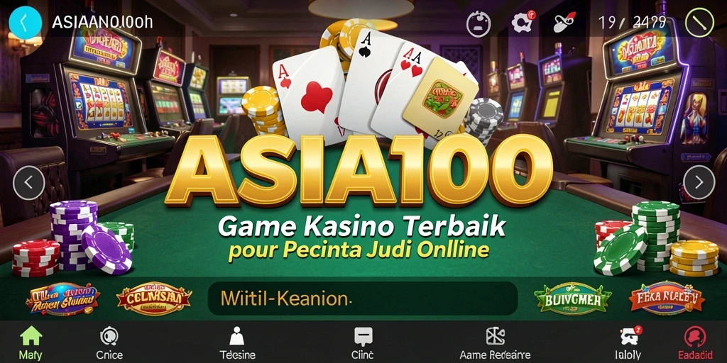 Tampilan gameplay seru ASIA100 yang menegangkan.