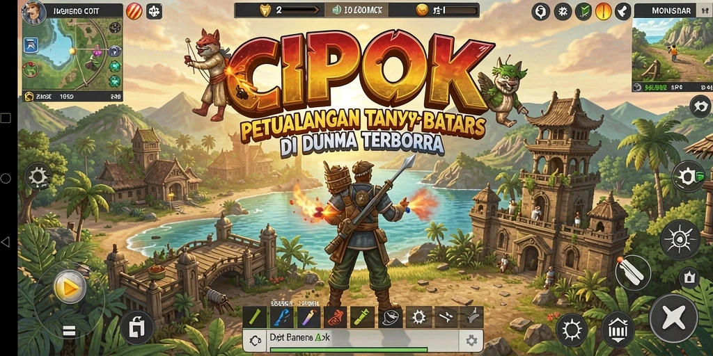 Gameplay CIPOK yang menakjubkan dalam dunia terbuka.