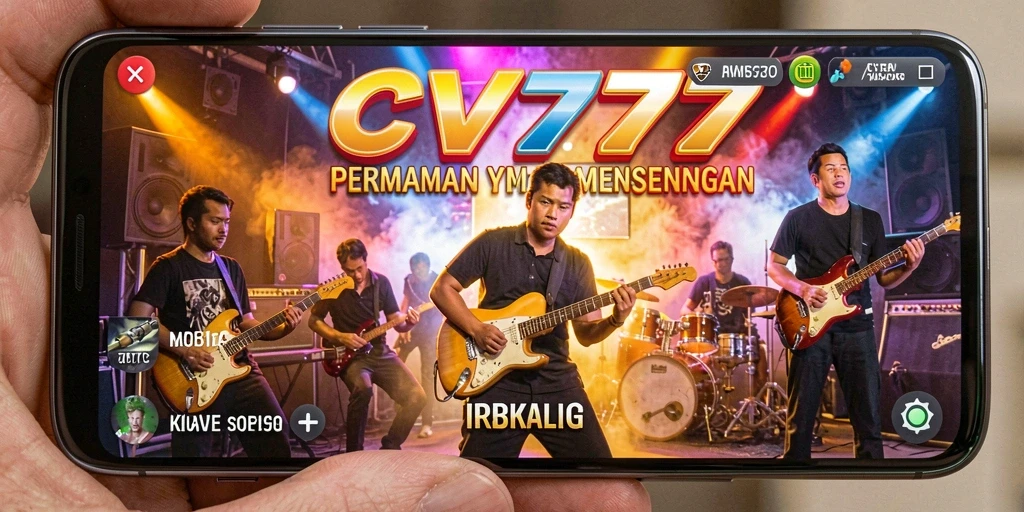 Screenshot gameplay menunjukkan pengalaman bermain musik yang seru dan interaktif.