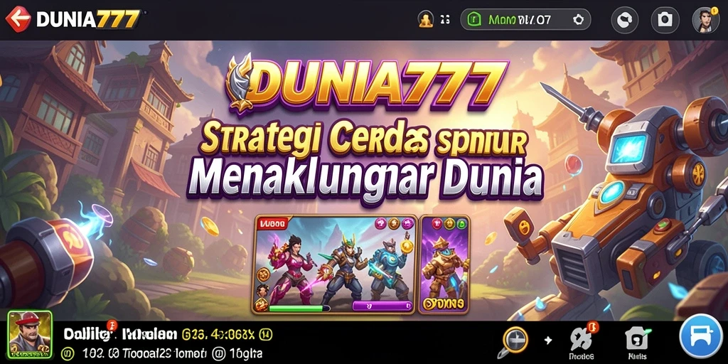 Screenshot DUNIA777 menampilkan aksi pertempuran strategi yang mendebarkan.