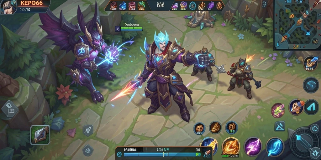 Tampilan gameplay intens dari KEPO66 yang menggugah semangat bertarung.
