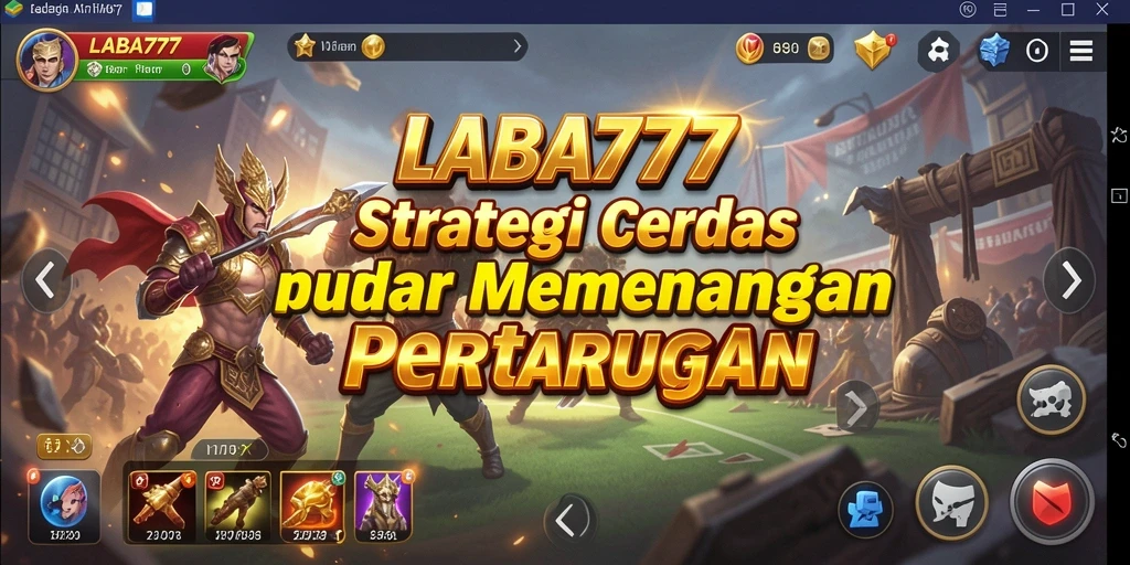 Tampilan menegangkan dari pertempuran strategi di LABA777.