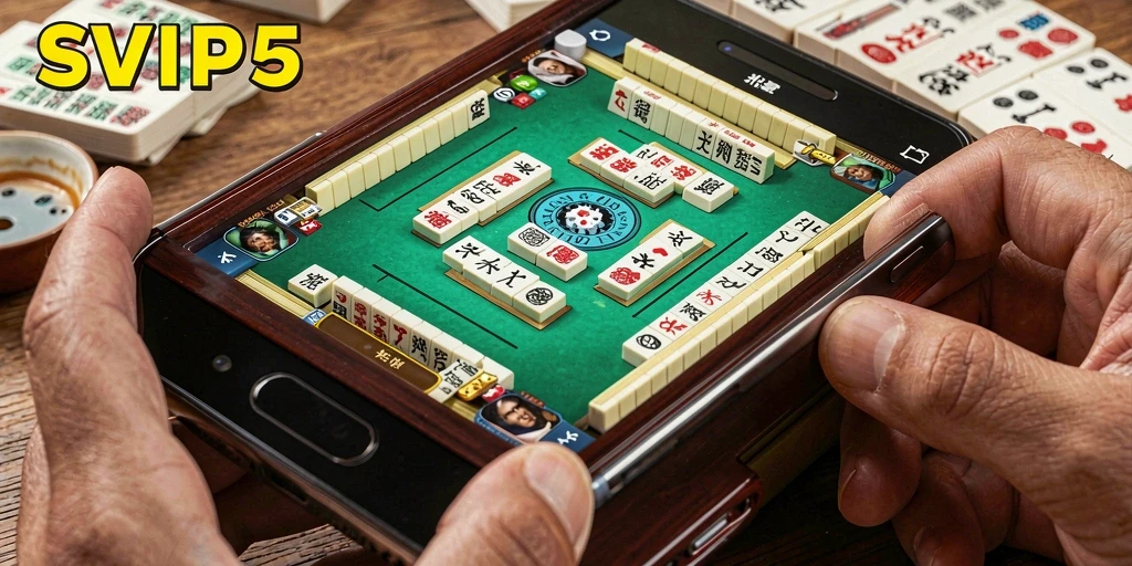Tampilan gameplay menarik dalam permainan Mahjong SVIP5