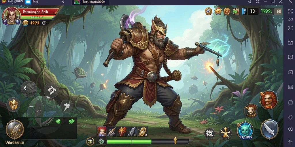 Gameplay menegangkan T9999 dalam petualangan yang seru.