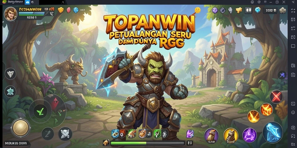 Tangkapan layar menunjukkan aksi seru dalam pertempuran RPG.