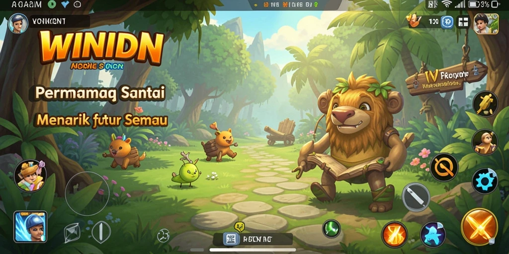 Tampilan gameplay WINIDN yang menarik dan penuh warna.