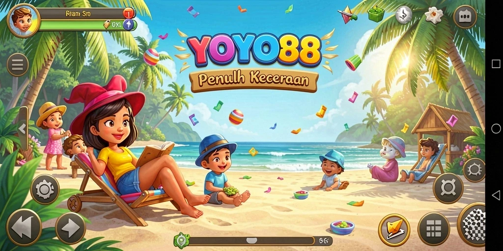 Tangkapan layar dari gameplay <strong>YOYO88</strong> yang menghibur dan penuh warna.