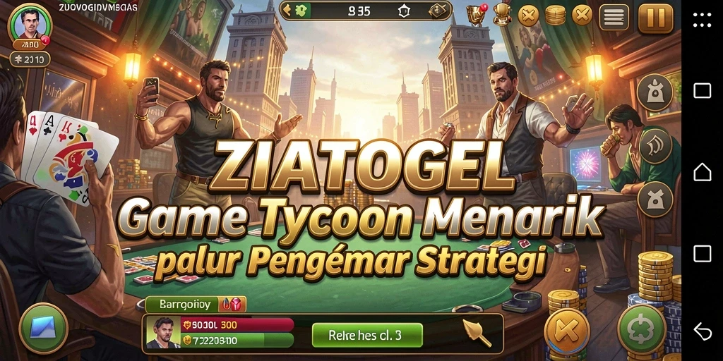 Tampilan gameplay ZIATOGEL yang seru dan menarik.